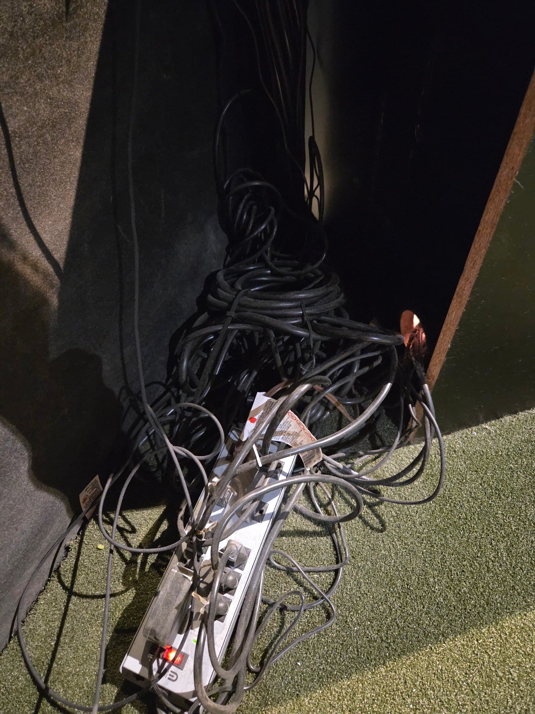 Bad wire management.